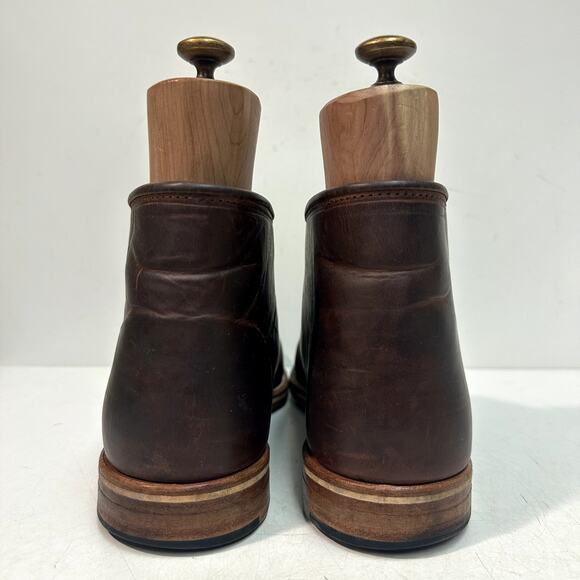 VERY GOOD Rancourt & Co. x Helm Chukka Boot Brown Chromexcel Made in USA 11 D main image 7